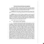 Voluntary Employment Separation Agreement Template example document template 