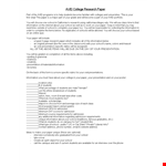 Get Organized: Mla Format Template for School Papers - Perfect for Students! example document template