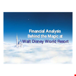 Financial Analysis Presentation Template for Disney Resort example document template