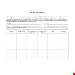 Create an Effective Job Task Analysis Form to Prevent Hazards example document template