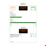 Excel Invoice Spreadsheet Template example document template