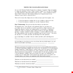 College Application Essay Template example document template