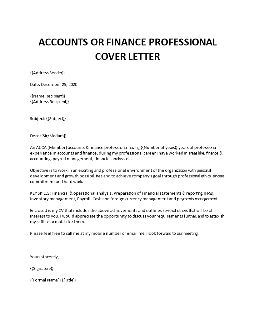 cover letter for senior audit associate