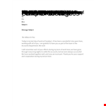 Farewell Email Template - Say Goodbye to Your Company and Colleagues example document template
