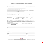 Lease Renewal Letter Template - Renew Your Lease Agreement example document template