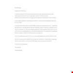 Job Application Letter For Volunteer With Experience example document template