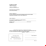 Warranty Deed Template - Address, State, County | Download Now example document template