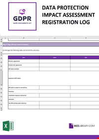 GDPR Information Assets Data Privacy Log For Disposal