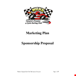 Marketing Sponsorship Proposal example document template