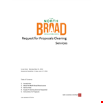 Request Cleaning Services - Professional Cleaning Provider example document template 