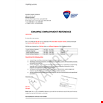 Australian HR Employment Reference Letter Template | Sydney Computer Society example document template 