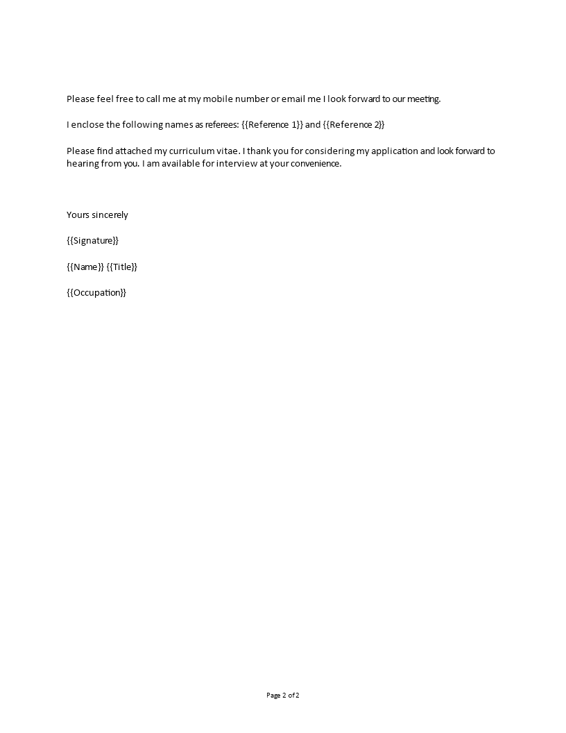 cover letter for marketing job example