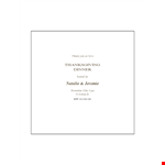 Thanksgiving Menu Template - Download and Customize Your Perfect Menu example document template