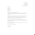 Graphic Designer Job Application Letter Format example document template