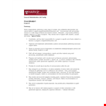 Coordinator Job Description: Essential Information, Program Duties example document template