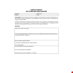 Effective Exit Interview Template for Company - Ensure a Smooth Transition for the Employee example document template