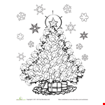 Christmas Light Coloring Page example document template