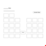 Seating Chart Template - Create Organized Seating Plans Efficiently example document template