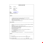Part Time Curriculum Vitae for University Experience and Skills in Auckland example document template
