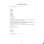 Thank You Email example document template