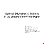 Medical Education.ppt example document template