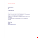 Accepting a Job Offer: Tips & Sample Letter | Sales Position example document template