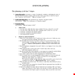 Download Our Campus Event Planning Template for Success | Customizable example document template