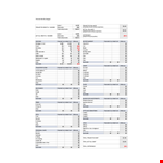 Monthly Budget Excel Template example document template