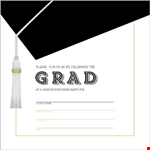 Design Personalized Graduation Invitations - Customize Your Celebration example document template