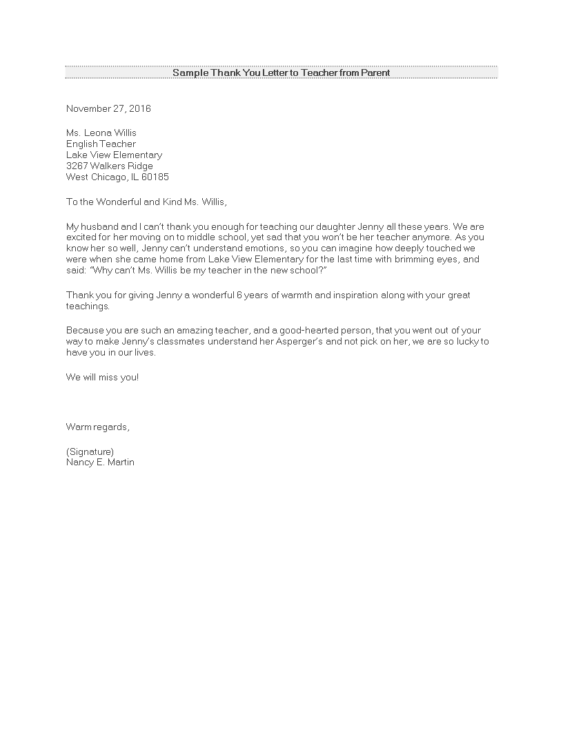 Thank You Letter To Teacher From Parent thank-you-letter-to-teacher-from-parent