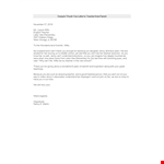 Thank You Letter To Teacher From Parent example document template