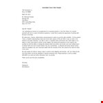 Journalism Cover Letter example document template