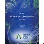 Sports Recognition Award Template example document template