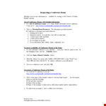 Requestingaconferenceroom example document template