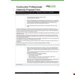 Customizable Construction Proposal Template | Get an Insurance-Backed Proposal Today example document template