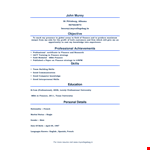 Mba Fresher Resume Sample example document template