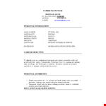 Electrician Resume - University Power Technology | Communication & Installation example document template