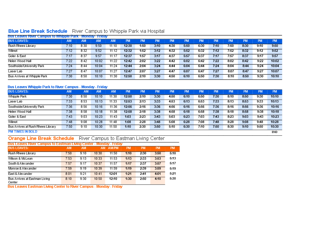 Daily Break Schedule Template Daily Break Schedule Template