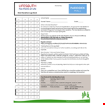 Marathon Running Log for Ocala | Track Your Progress Today example document template