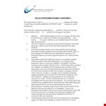 Relocation Reimbursement Agreement example document template