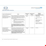 Clinical Audit Action Plan: Streamlining and Elevating Your Audit Efforts example document template 