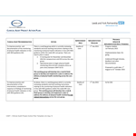 Clinical Audit Action Plan: Streamlining and Elevating Your Audit Efforts example document template