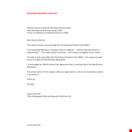 Request Letter Format Template example document template