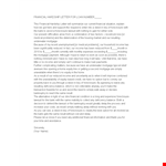 Financial Hardship Letter Template | Stop Foreclosure, Explain Mortgage and Income Difficulties example document template
