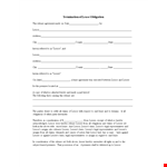 Printable Termination Of Lease Obligation Pdf example document template