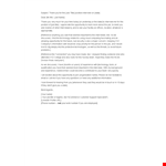 Email Thank You For The Interview Letter Sample example document template 