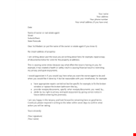 Grievance Letter example document template