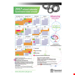 Download a Free Printable School Calendar Template Now example document template