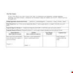 Work Plan Template - Project Period and Outcome for Completion example document template