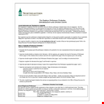 New Employee Review Form: Driving Employee Performance and Meeting Expectations example document template